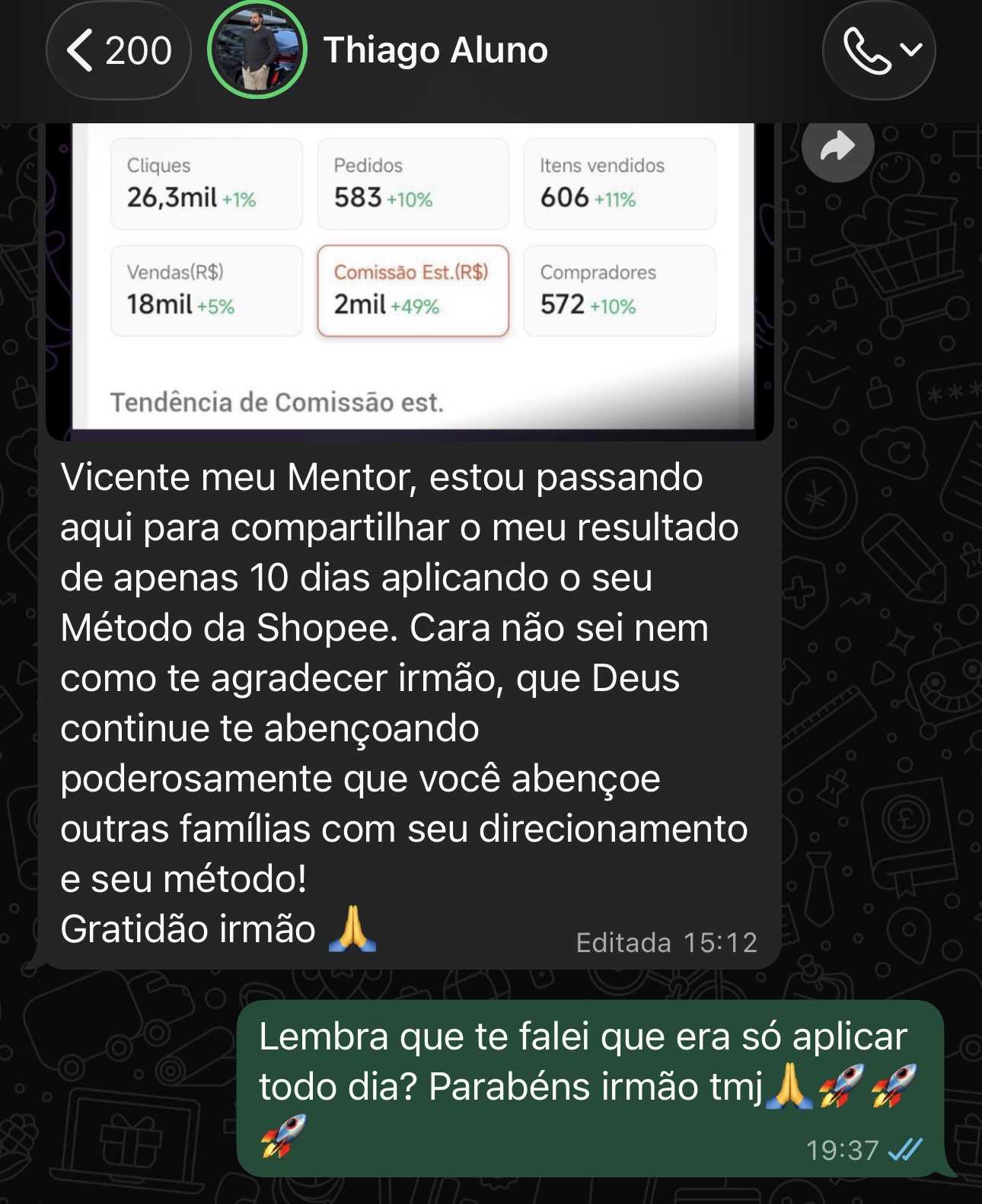 Prova de resultado 1
